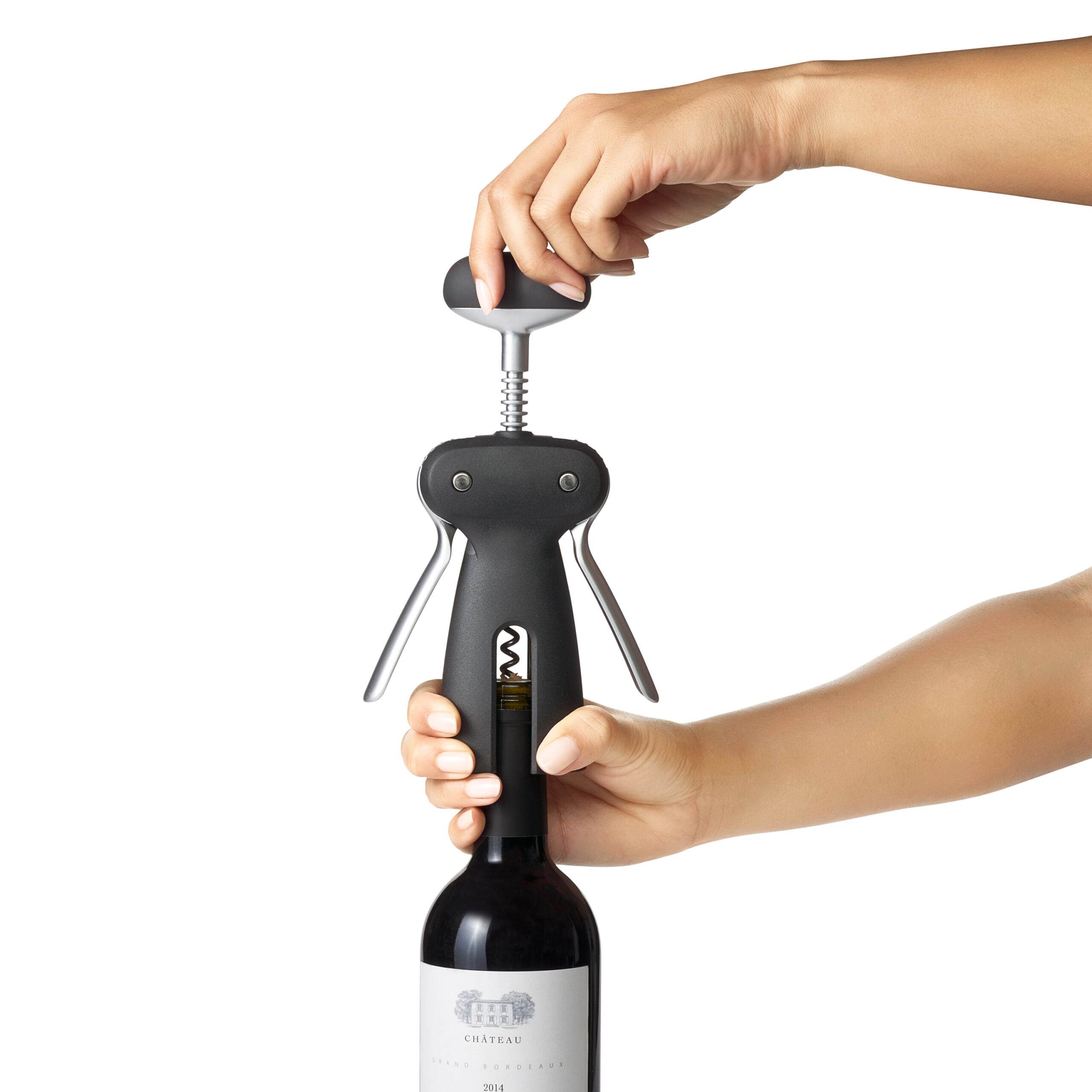  OXO SteeL Winged Corkscrew with Removable Foil Cutter,  INOXO.3113400ML: Home & Kitchen
