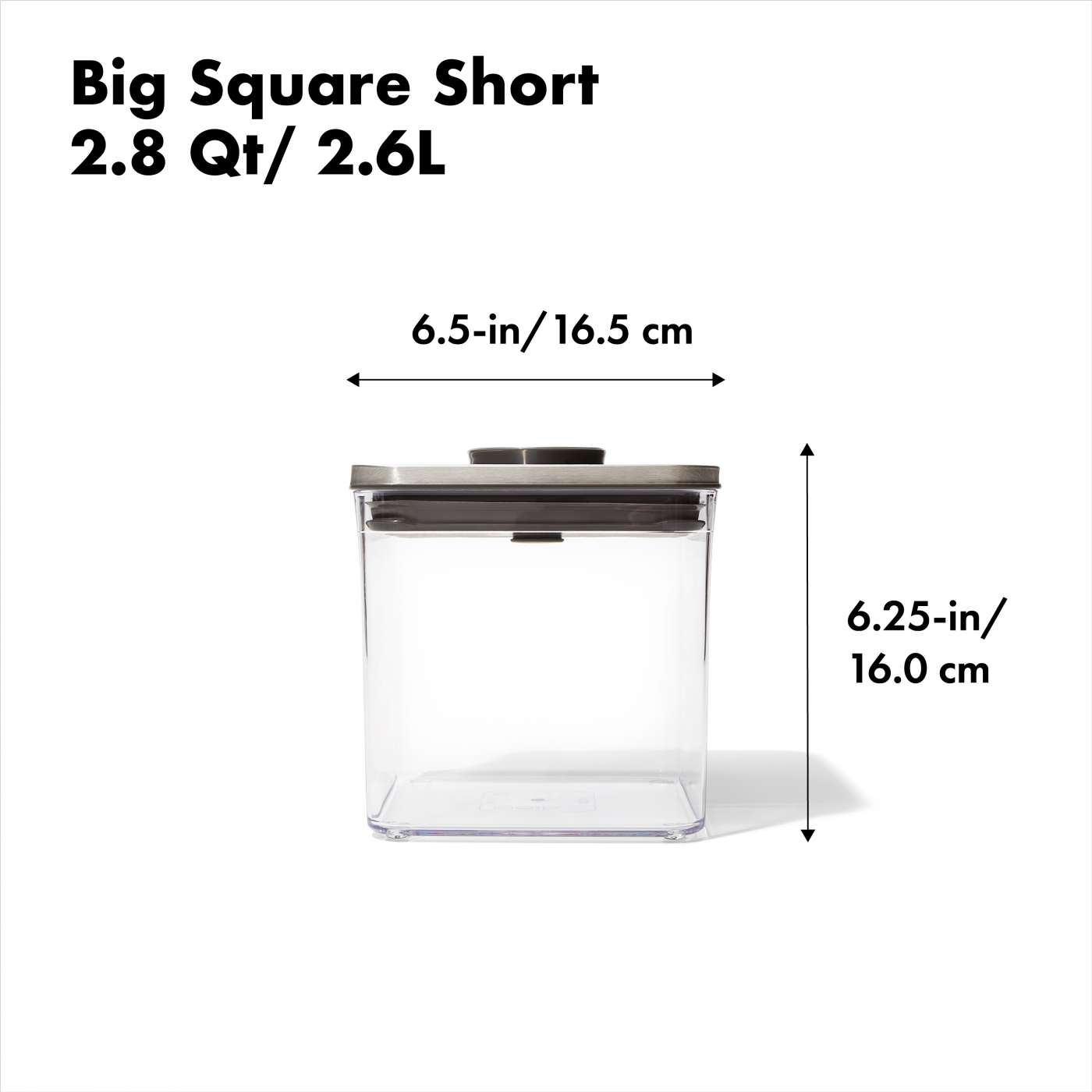 Tall Square 2.8qt/2.6L, Food Storage Containers