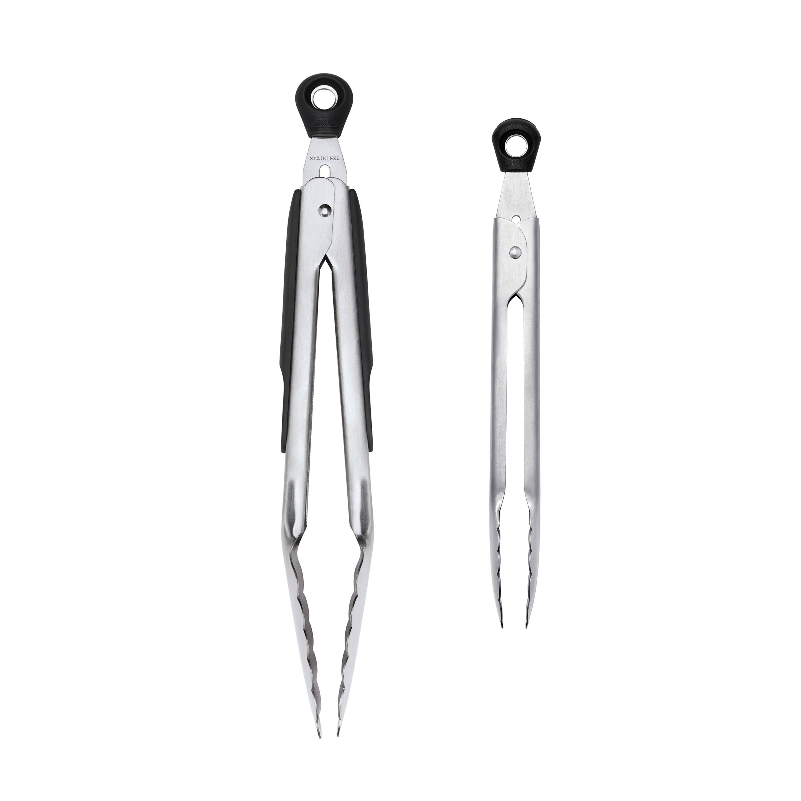 OXO Kitchen Tongs, Stainless Steel, 2-Piece Set